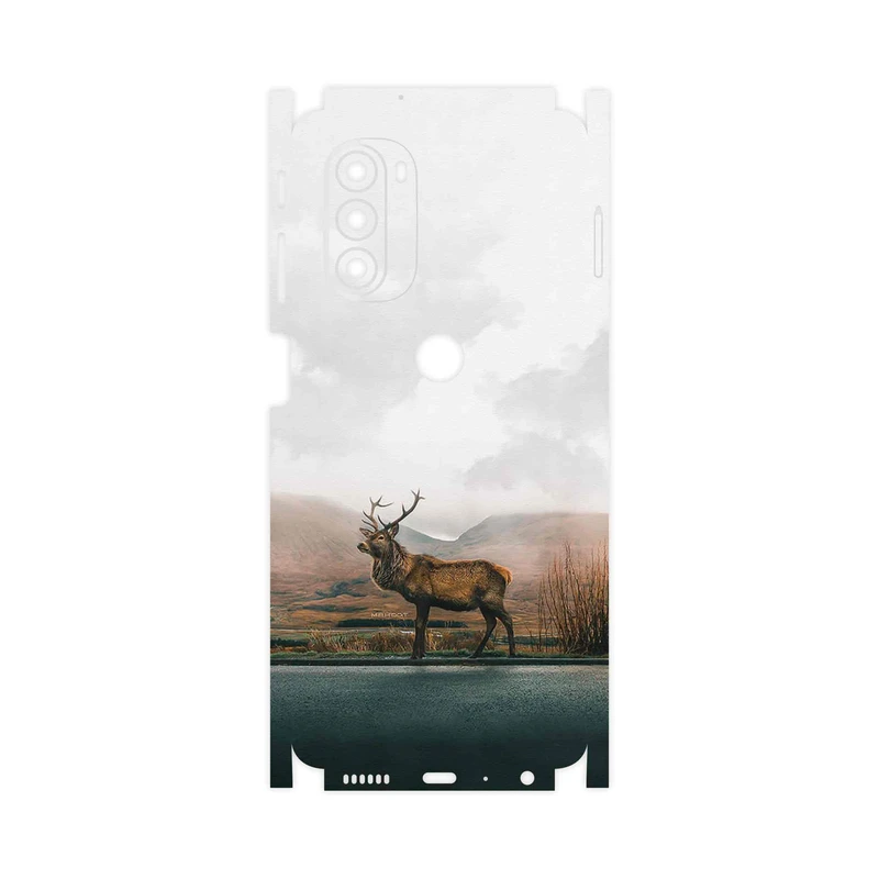 برچسب پوششی ماهوت مدل Horned_Deer-FullSkin مناسب برای گوشی موبایل موتورولا Moto G51 5G
