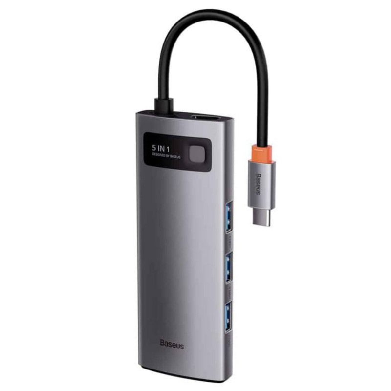 هاب 5 پورت USB-C باسئوس مدل WKWG020013