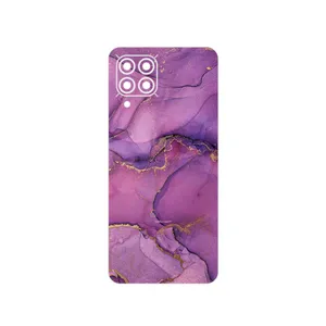 MAHOOT Purple Marble Cover Sticker for Samsung M53