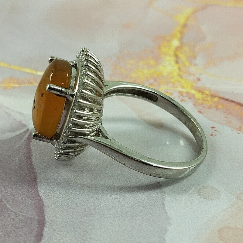 انگشتر نقره زنانه سلین کالا مدل عقیق یمنی کد 64 انگشتر نقره زنانه سلین کالا مدل عقیق یمنی کد 64