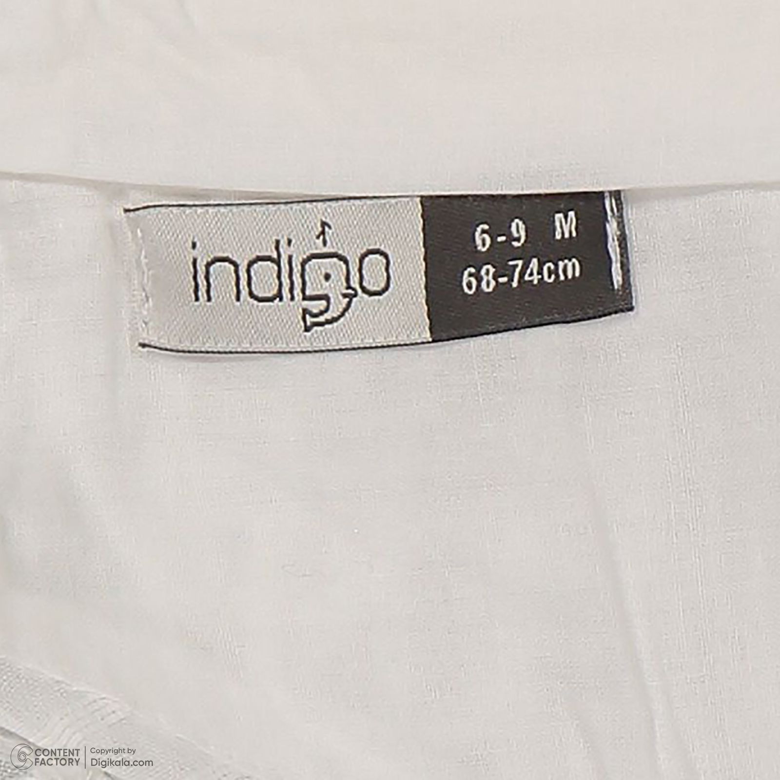 ست 3 تکه لباس نوزادی ایندیگو مدل 13157 رنگ سفید -  - 10