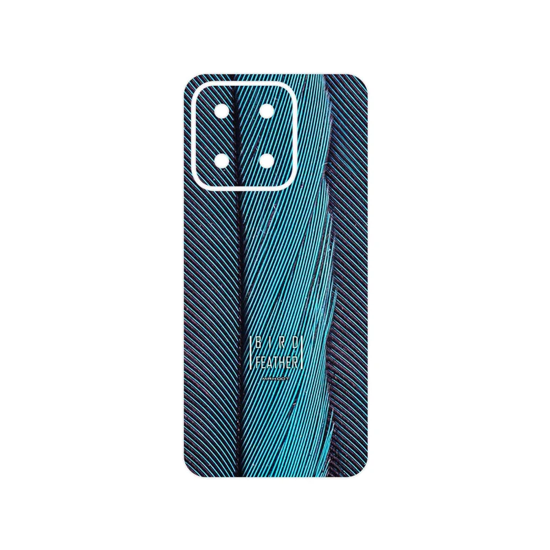 برچسب پوششی ماهوت مدل Turquoise feathers مناسب برای گوشی موبایل آنر X5b