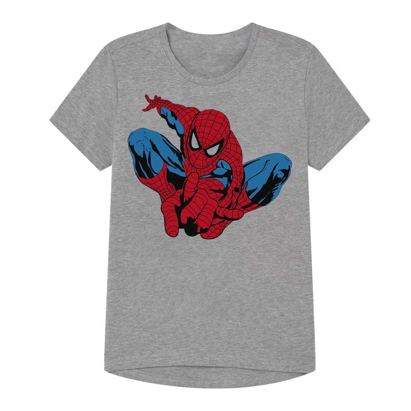 تی شرت آستین کوتاه پسرانه مدل مرد عنکبوتی کد BA5