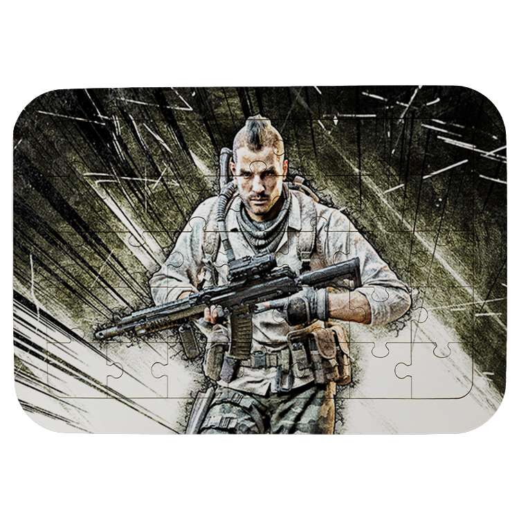 پازل 35 تکه مدل بازی کال آف دیوتی کد 24