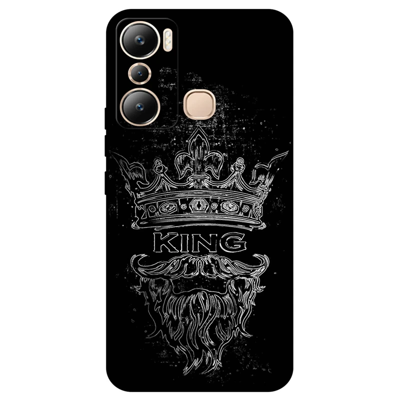 کاور مگافون طرح پادشاه مدل 1896 مناسب برای گوشی موبایل اینفینیکس Hot 20i