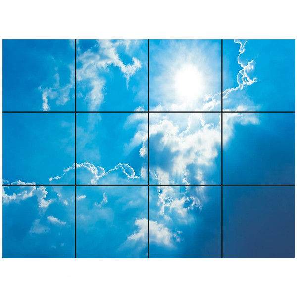 تایل سقفی مدل آسمان و ابر کد 800 مجموعه 12 عددی