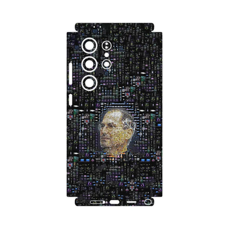 برچسب پوششی ماهوت مدل Collage of Steve Jobs 2-FullSkin مناسب برای گوشی موبایل سامسونگ Galaxy S24 Ultra
