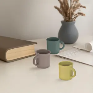 فنجان سرامیکی بومی مدل لوتوس بسته 6 عددی
