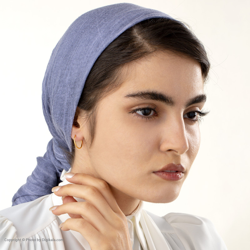 گوشواره طلا 18 عیار زنانه کاپانی مدل حلقه ای کد KE013 - 11