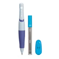 مداد نوکی 2 میلی متری دلی مدل ضد لغزش کد SH179-20 به همراه نوک یدک و تراش