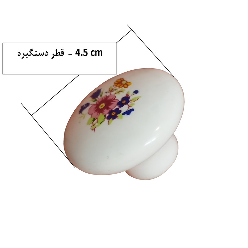 دستگیره کابینت و کمد مدل SAN45 بسته 5 عددی