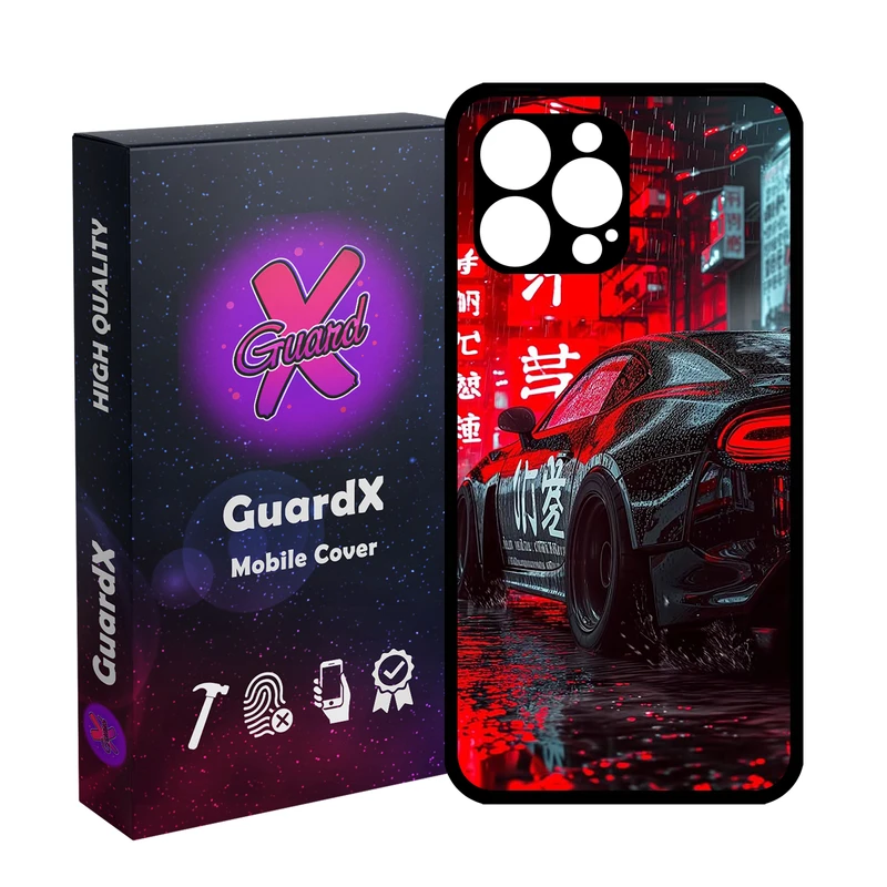 کاور گارد ایکس طرح ماشین مدل Glass10740 مناسب برای گوشی موبایل اپل iPhone 12 Pro