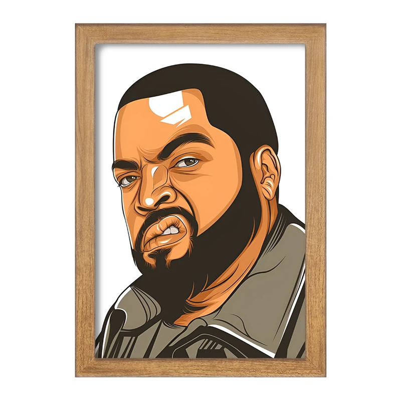 تابلو خندالو مدل آیس کیوب (Ice Cube) کد F10225