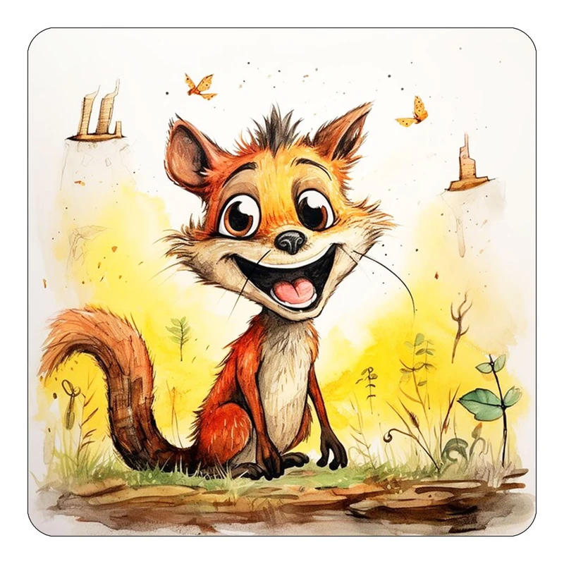 مگنت کاکتی طرح حیوانات کارتونی مدل mp27770