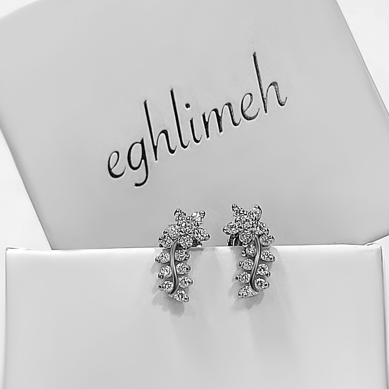 گوشواره نقره زنانه اقلیمه کد EN413