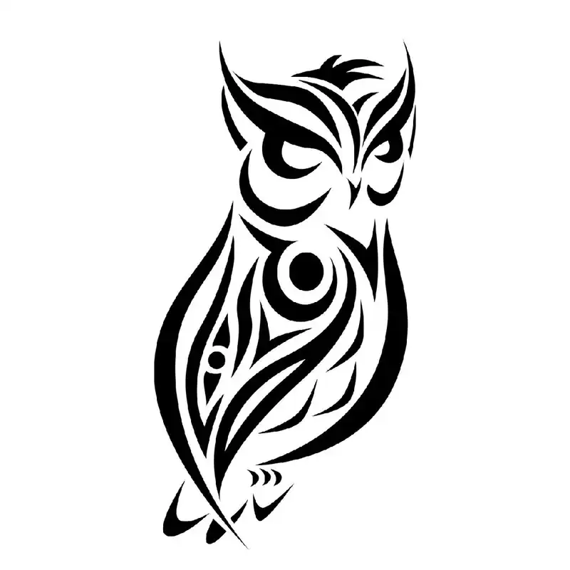 شابلون باتیس آرت طرح جغد کد 50-272