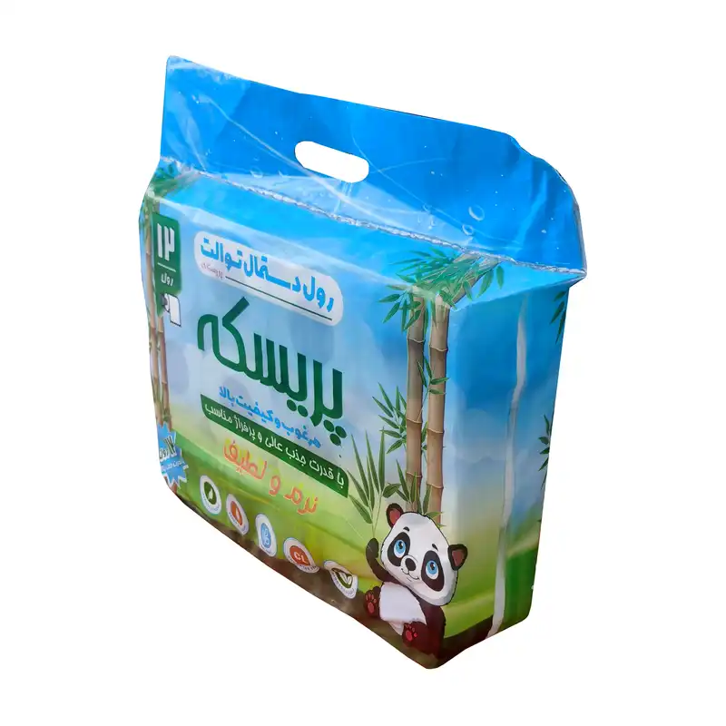 دستمال توالت پریسکه مدل soft بسته 12 عددی