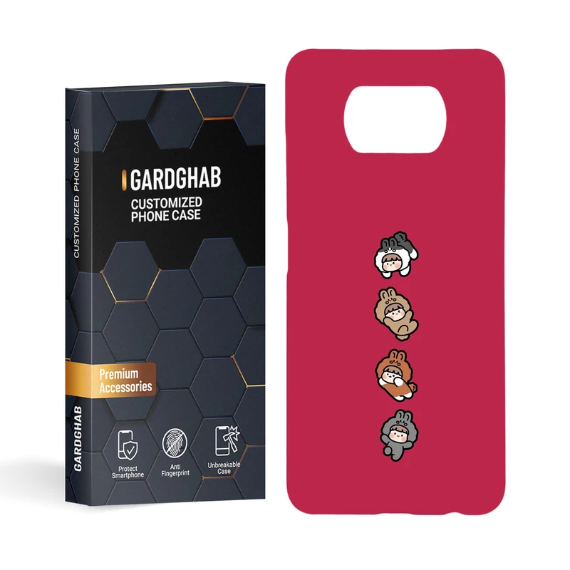  کاور گارد قاب مدل دخترانه مناسب برای گوشی موبایل شیائومی poco X3