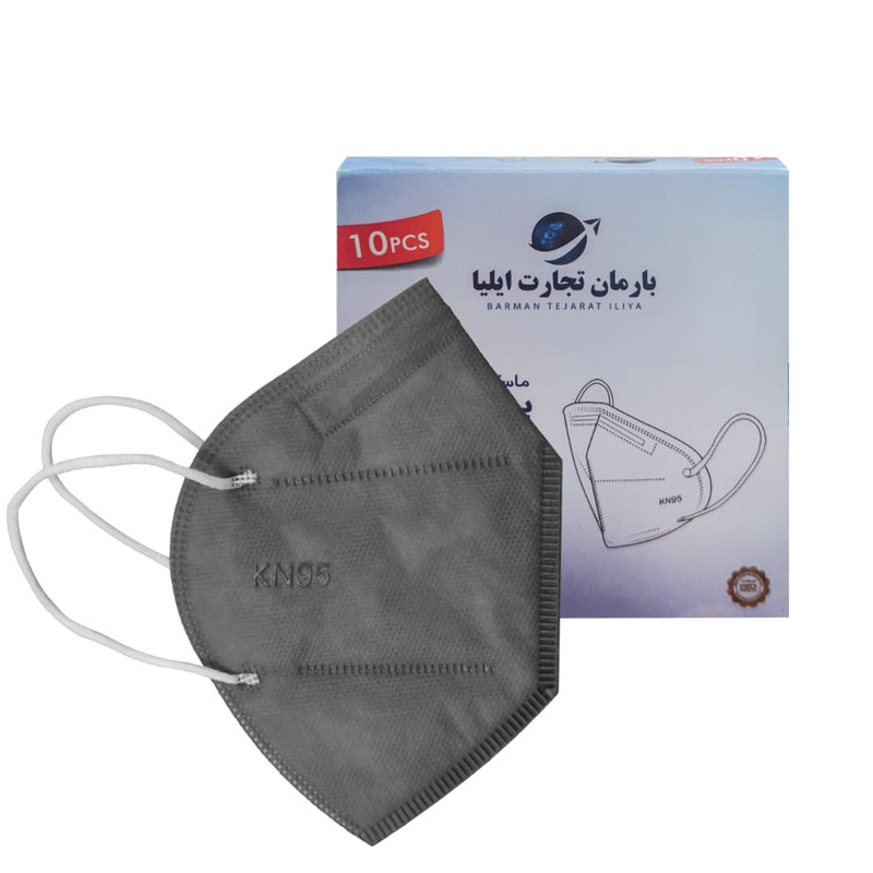 ماسک تنفسی بارمان مدل N95 بسته 10 عددی