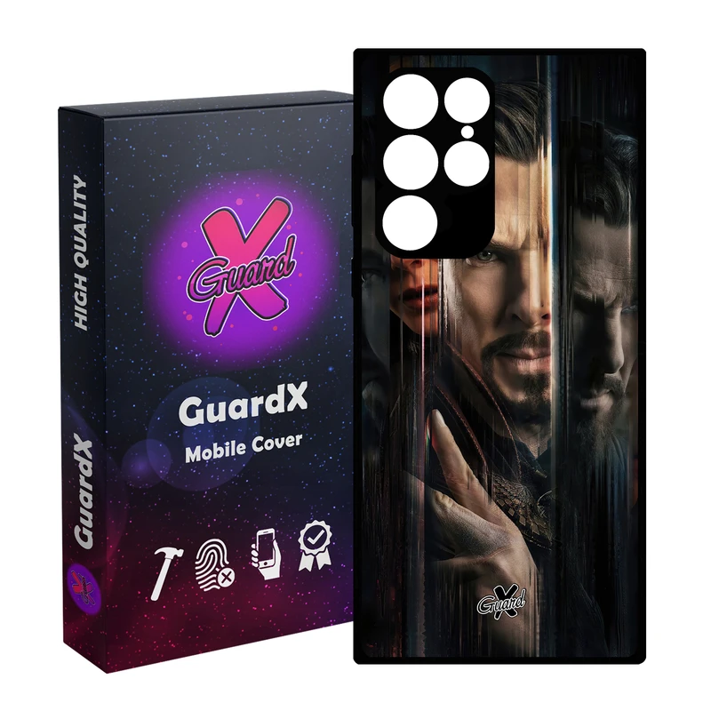 کاور گارد ایکس طرح دکتر استرنج مدل Glass10485 مناسب برای گوشی موبایل سامسونگ Galaxy S23 Ultra