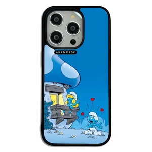 AKAM AMC-WA14PRO-SMURFS-4 Cover For Apple iPhone 14 Pro