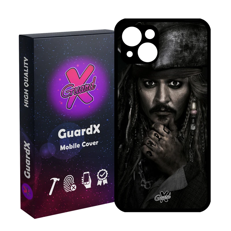 کاور گارد ایکس طرح Johnny Depp مدل Glass10178 مناسب برای گوشی موبایل اپل iPhone 13