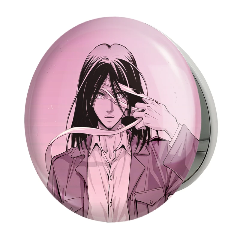 آینه جیبی خندالو طرح ارن یگر انیمه اتک آن تایتان Attack on Titan مدل تاشو کد 10975 