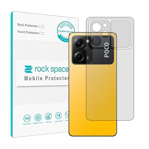 Transparent Rockspace HyGEL phone back protector suitable for Xiaomi Poco X5 Pro mobile phone