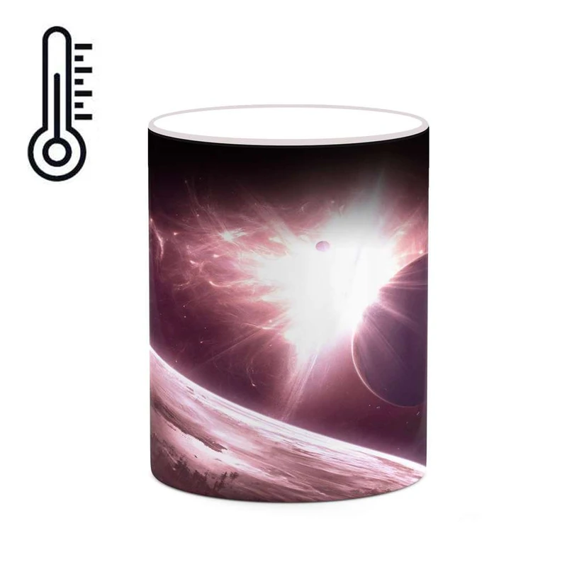 ماگ حرارتی کاکتی مدل فضا و کهکشان کد mgh20161