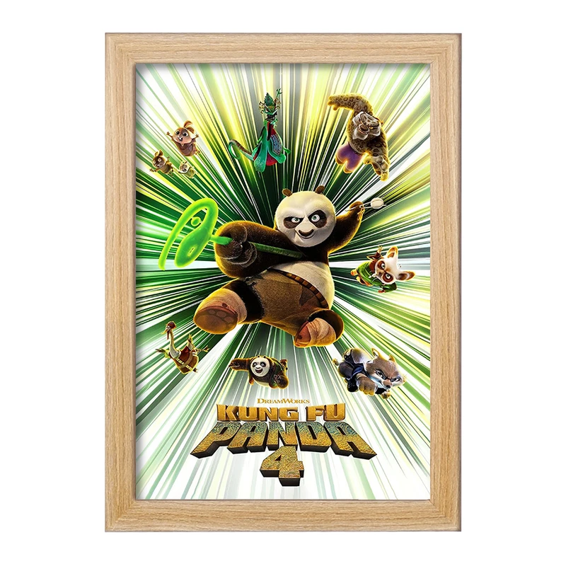 تابلو خندالو مدل پاندای کونگ فو کار کد F2148