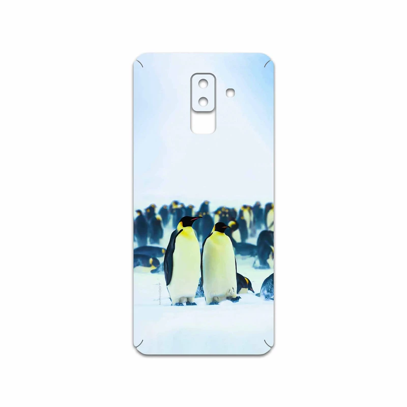 برچسب پوششی ماهوت مدل Penguin مناسب برای گوشی موبایل سامسونگ Galaxy A6 Plus 2018