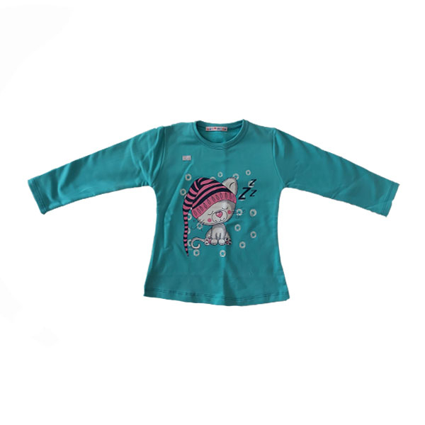 تی شرت دخترانه مدل گربه