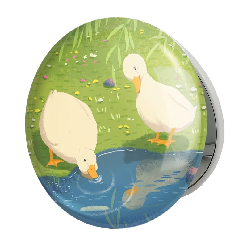 آینه جیبی خندالو طرح اردک های خنگ مدل تاشو کد 29237