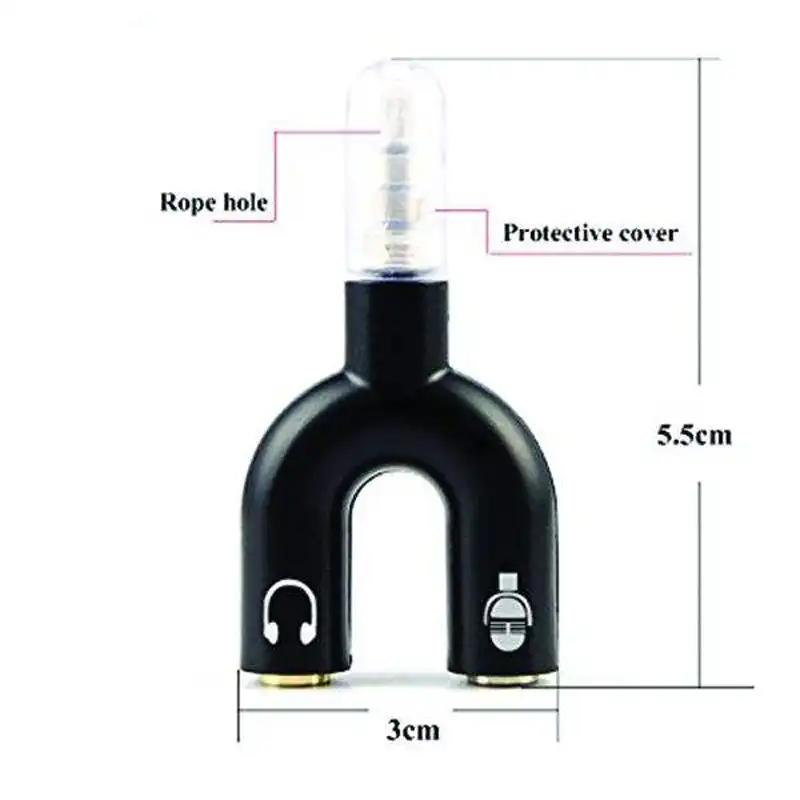 مبدل میکروفون و هدفون مدل Hooger Pro