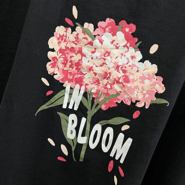 تی شرت آستین کوتاه زنانه اسمارا مدل bloom XXL 52 -  - 4