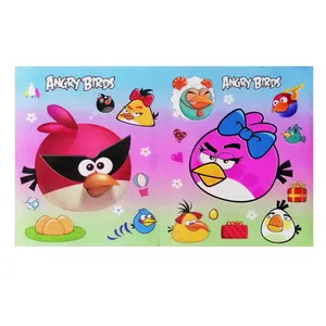 جلد کتاب مدل چسبی طرح ANGRY BIRD  بسته 2 عددی
