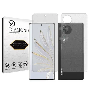 Diamond Tough model matte screen protector suitable for Honor 70 mobile phone along with the back protector 