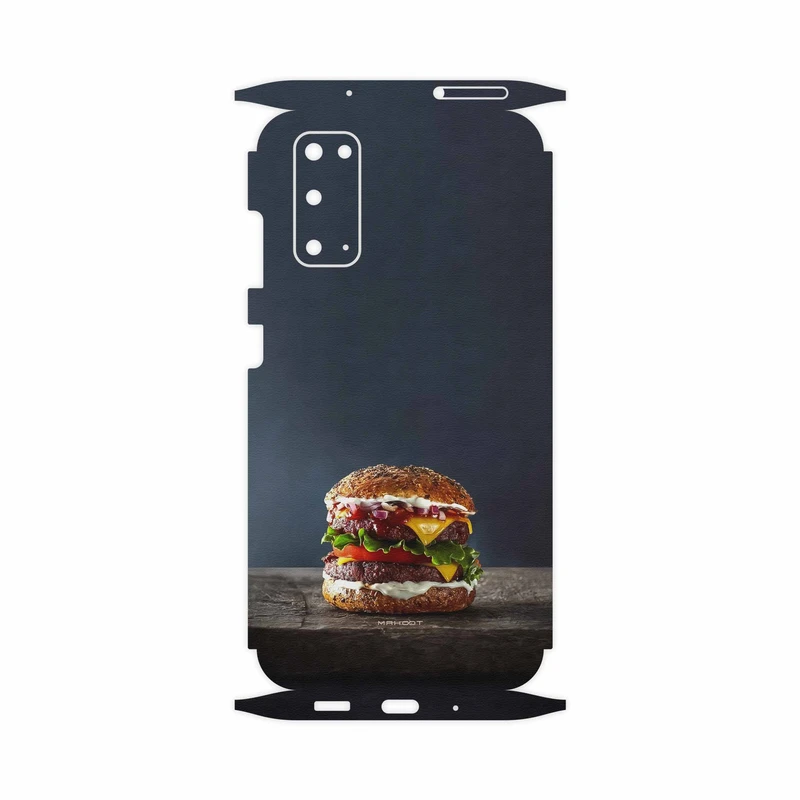 برچسب پوششی ماهوت مدل Hamburger-FullSkin مناسب برای گوشی موبایل سامسونگ Galaxy S20