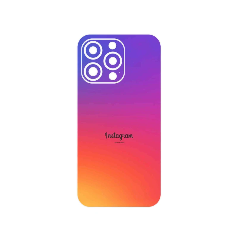 برچسب پوششی ماهوت مدل Instagram مناسب برای گوشی موبایل اپل iPhone 13 Pro Max