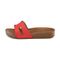 دمپایی زنانه کفش شیما مدل المیرا رنگ قرمز