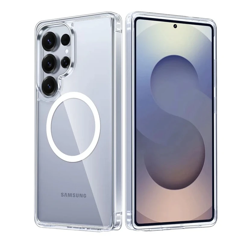 کاور مدل berlia crystal mag مناسب برای گوشی موبایل سامسونگ S24 ultra