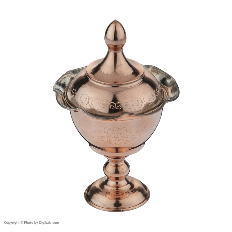 عکس شماره 2 : قندان مسی مس زنجان کد 6