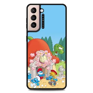 AKAM AMC-WSGS21P-SMURFS-6 Cover For Samsung Galaxy S21 Plus