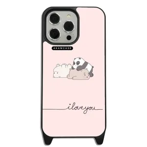 AKAM AMCWLA15PROMAX-BARE BEAR12 Cover For Apple iPhone 15 Pro Max