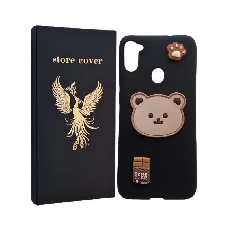 کاور استور کاور طرح عروسک برجسته مدل a11 مناسب برای گوشی موبایل سامسونگ Galaxy A11