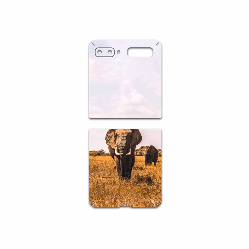 برچسب پوششی ماهوت مدل Elephant مناسب برای گوشی موبایل سامسونگ Galaxy Z Flip