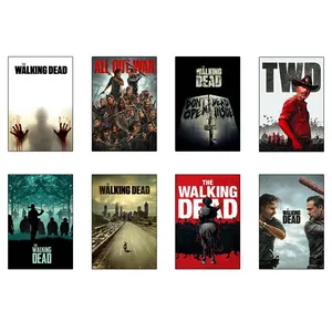 پوستر کارنيکا طرح مردگان متحرک The Walking Dead کد 62264 مجموعه 8 عددی