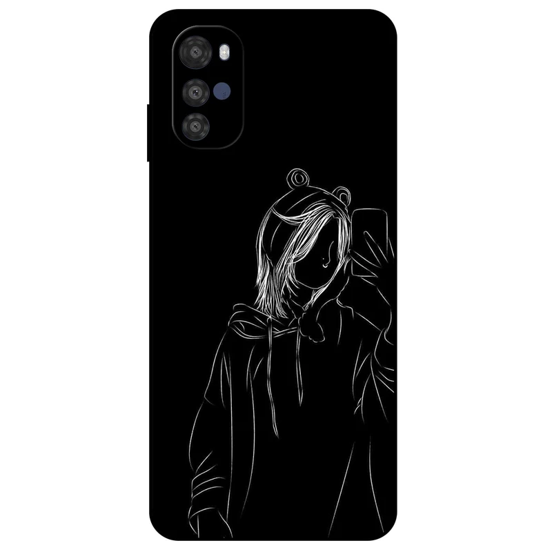 کاور مگافون طرح دخترانه مدل 1841 مناسب برای گوشی موبایل موتورولا Moto E32 / E32s  