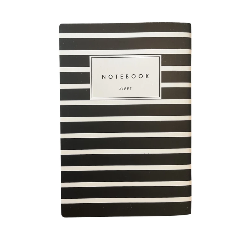 دفتر یادداشت کیفت ۵۰ برگ طرح راه راه