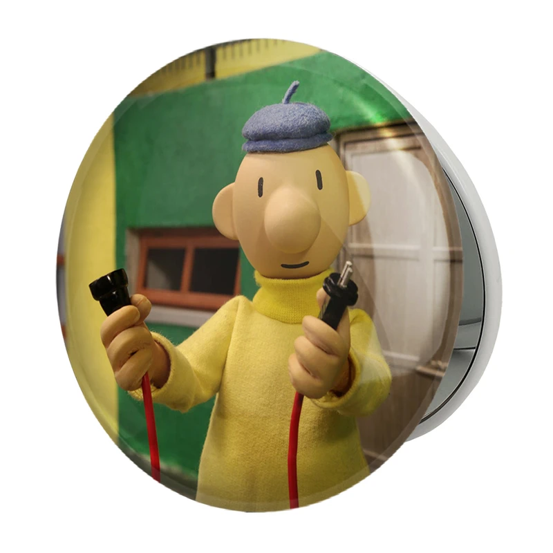 آینه جیبی خندالو طرح پت و مت مدل تاشو کد 28056 